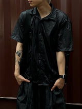 Shining string short sleeve shirt 3C
