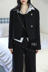 Tuel Wrap Eyelet Cotton Pants