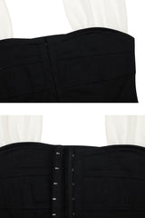 MIDNIGHT HALTER TOP black