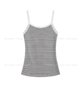 Lulu Striped Lace Sleeveless