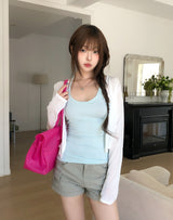 Salty See-through Crop Cardigan