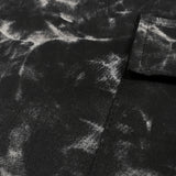 tie-dye cargo shorts_black