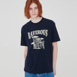 サービスステーションTシャツ ネイビー
