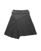 ベルト付きアンバルストライプスカート