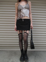dot garter stocking