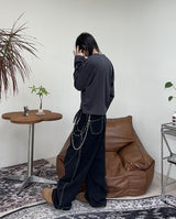 Table Dart Curved Snap Pants