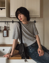 Lander ribbed round half knit