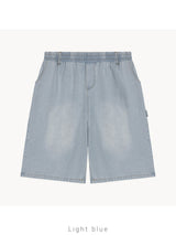 [1+1] Denim Carpenter Bermuda Shorts