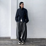 Sheen Nylon Wide Pants