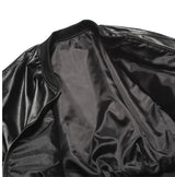 Ebonic Crop Leather MA-1