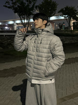 Tech multi-pocket hooded lightweight padding