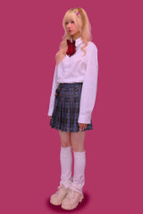 チェーンバッグチェックスカート (2color)