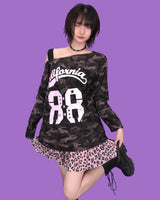 カモ88 ワンショルダーT(2color)