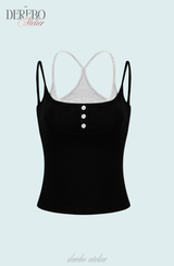 Lady Double Layered Sleeveless T-Shirt