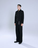 SEMI WIDE PANTS BLACK