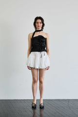 ELFIN SCARF TOP / BLACK