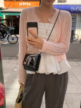 [MADE] Fleeve Wool Skashi Punching Cardigan