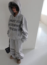 [UNISEX] One-two レタリングジョガー＆ワイドパンツ