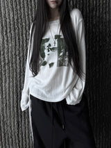 ペールフェイディドプリティングTシャツ (3color)
