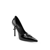 Colorful Bridge丨Crucifix Cross Series Black Cross Patent Leather High Heels