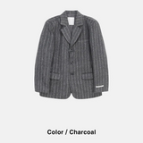 [F/W] Hairy Stripe overfit blazer(2color)