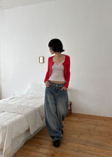 DIA EYELET DENIM