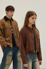 CORDUROY POINT RIDER JACKET