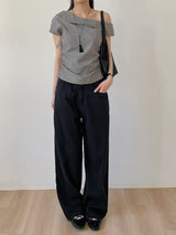 Check Seersucker Blouse