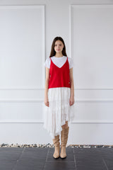 UNBALANCE HEMLINE SKIRT