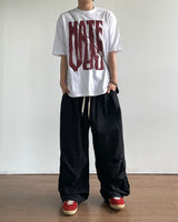 Ded Pintuck Nylon Pants