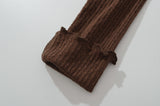 Elina Lace Trim Button Cardigan