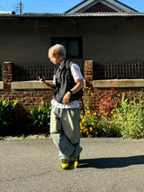 Trucker nylon collar vest 2C