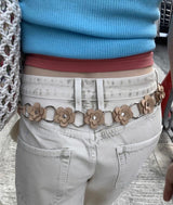 Flower strap layered belt(2color)