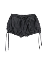 PUMPKIN TWINKLE DENIM SHORTS (BLACK)
