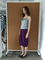 Draped balloon skirt (3color)