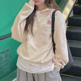 American Flag Fleece Sweat Shirt