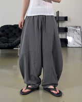 Beo Curved Linen Balloon Pants