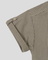 (UNISEX) ファイアマンバックル チェックシャツ