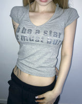 【limited price】keeps bling v-tee(5 color) 