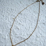 Vintage Gold Motif Pendant Necklace