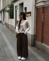 Candy Frill Knit Cardigan