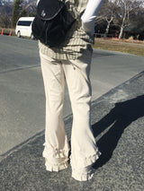 Swan Golji Frill Banding Pants (3c)