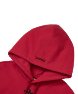 Cross String Hood _ Dark Red 
