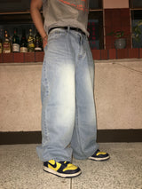 Wide Baggy Denim Pants (2c)