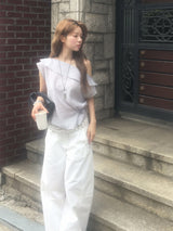 ダブルラップ アイレット スリムベルト