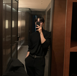 Urban Solid Radar Turtleneck Long Sleeve T-tee