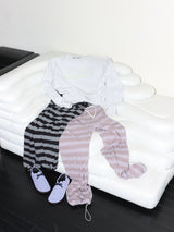 STRIPE KNIT PANTS (PURPLE)