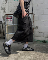 Circular Belt Stitch Cargo Bermuda