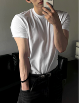 Crop muscle fit t-shirt 