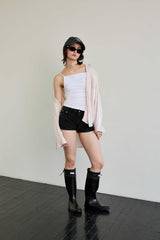 LUMINOUS OVERSIZED SHIRT / ROSE PINK